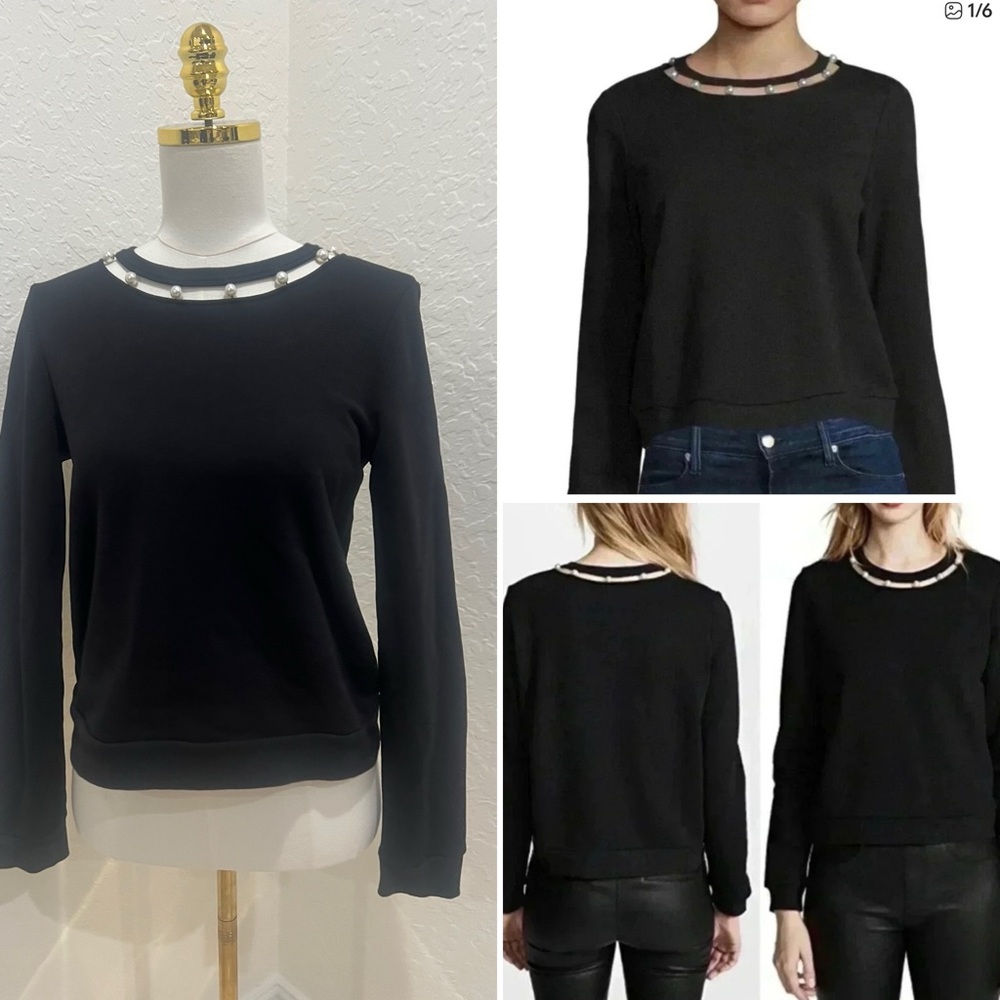Rebecca Minkoff Black Knit Top